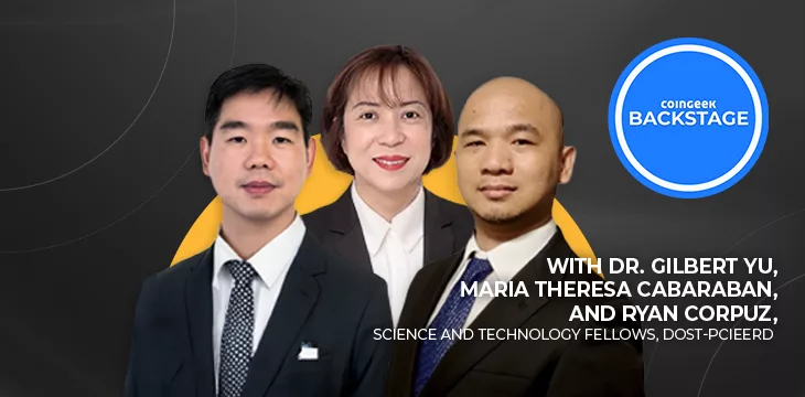 Dr Gilbert Yu Maria Theresa Cabaraban Ryan Corpuz on CoinGeek Backstage