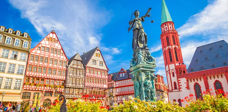 Frankfurt Old Town cityscape