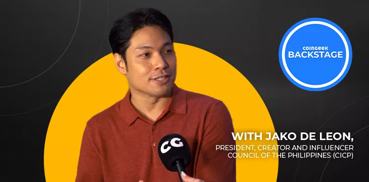 Jako De Leon on CoinGeek Backstage