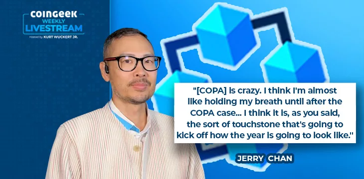 Jerry Chan talks about Frobots and COPA v Wright on CoinGeek Weekly Livestream