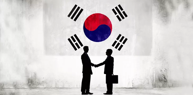 Two Businessmen Shaking Hands