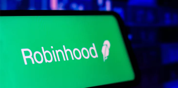 Robinhood Markets logo seen displayed on a smartphone