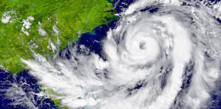 Hurricane over Florida