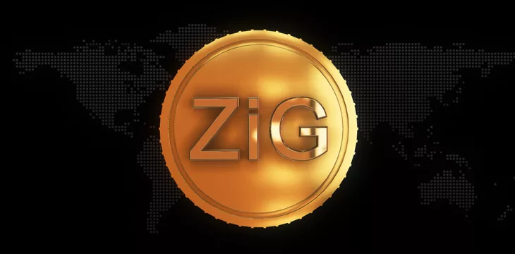 Golden Zimbabwe gold coin