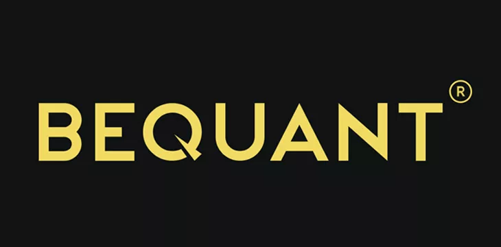 Bequant logo in dark background