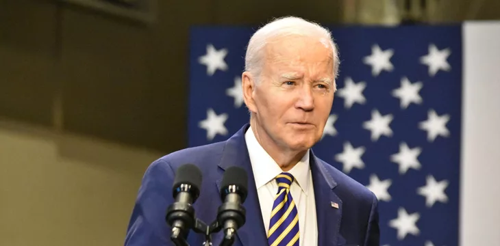 The U.S. President Joe Biden delivers remarks on Bidenomics at Prince George's Community College in Largo