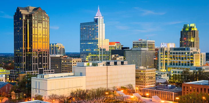 Raleigh, North Carolina Skyline