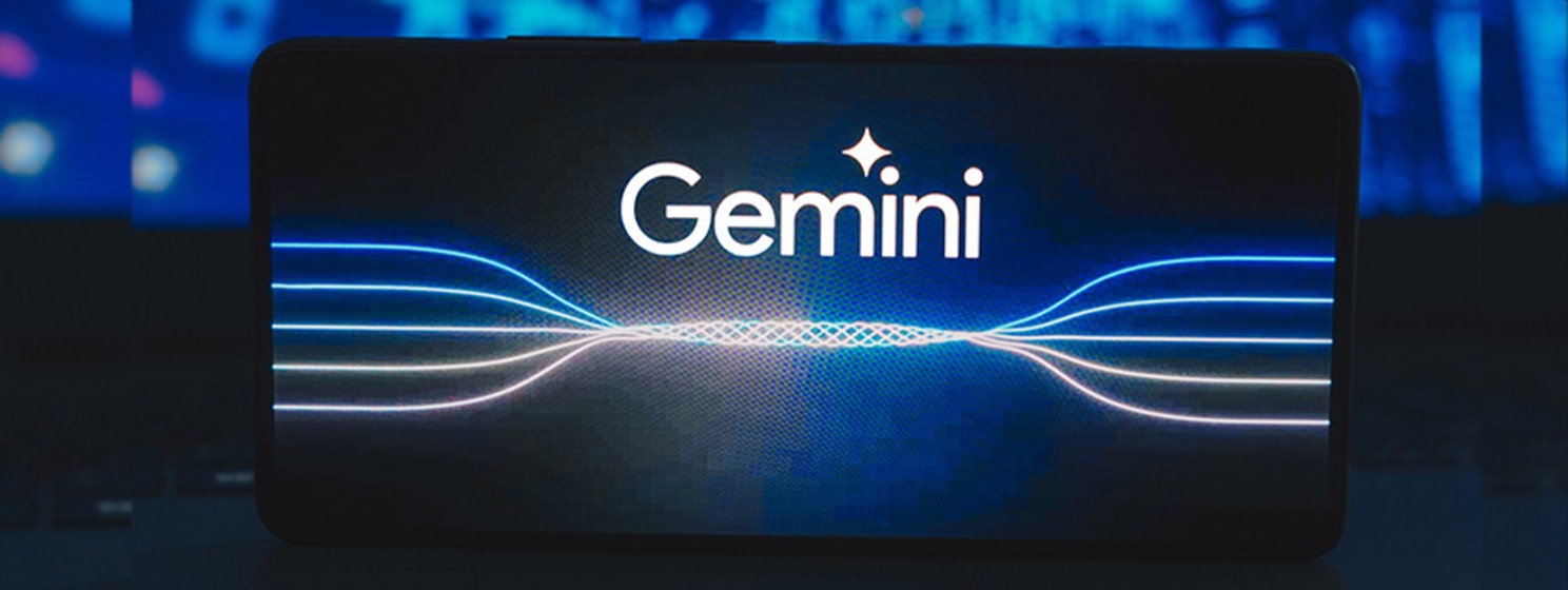 Gemini logo on a mobile phone