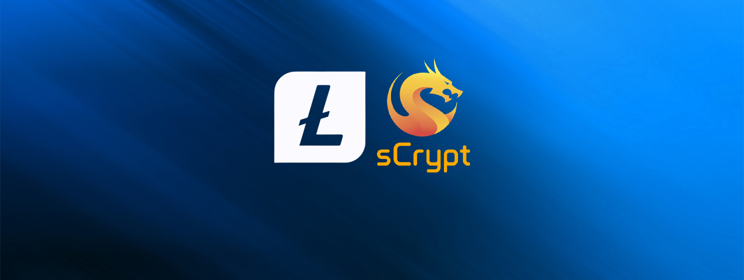 LiteCoin and sCrypt logos